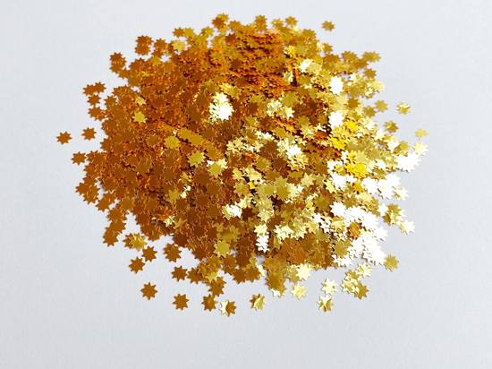 Honey Gold Tiny Sun Glitter, 4mm