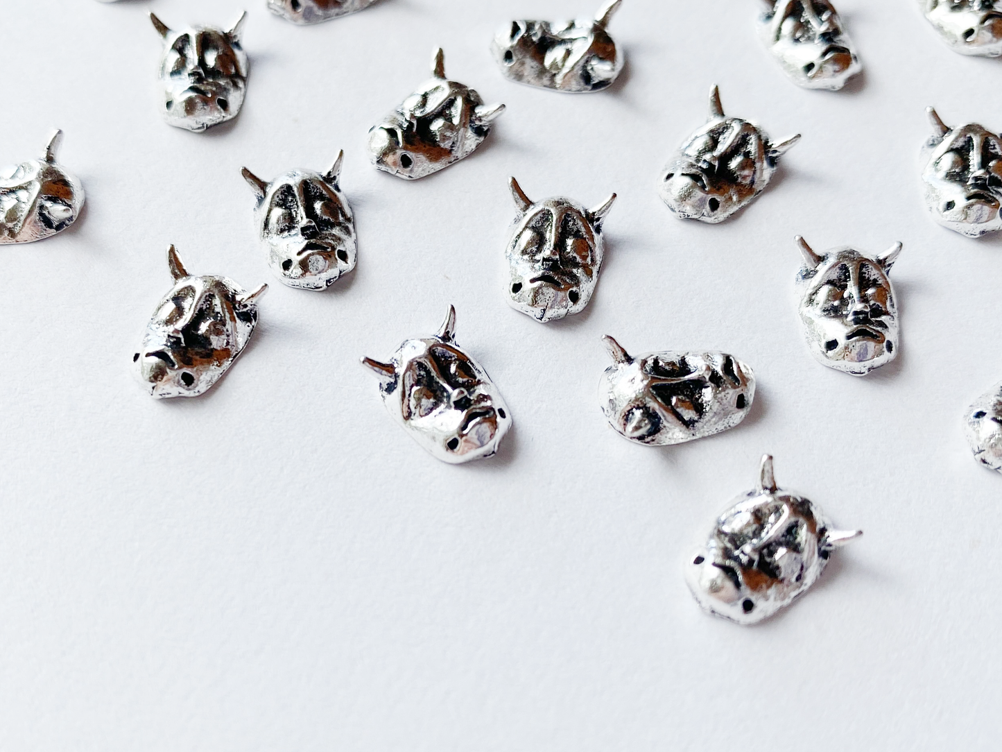 9x6mm 3D Japanese Oni Ogre Mask