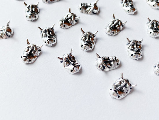 9x6mm 3D Japanese Oni Ogre Mask