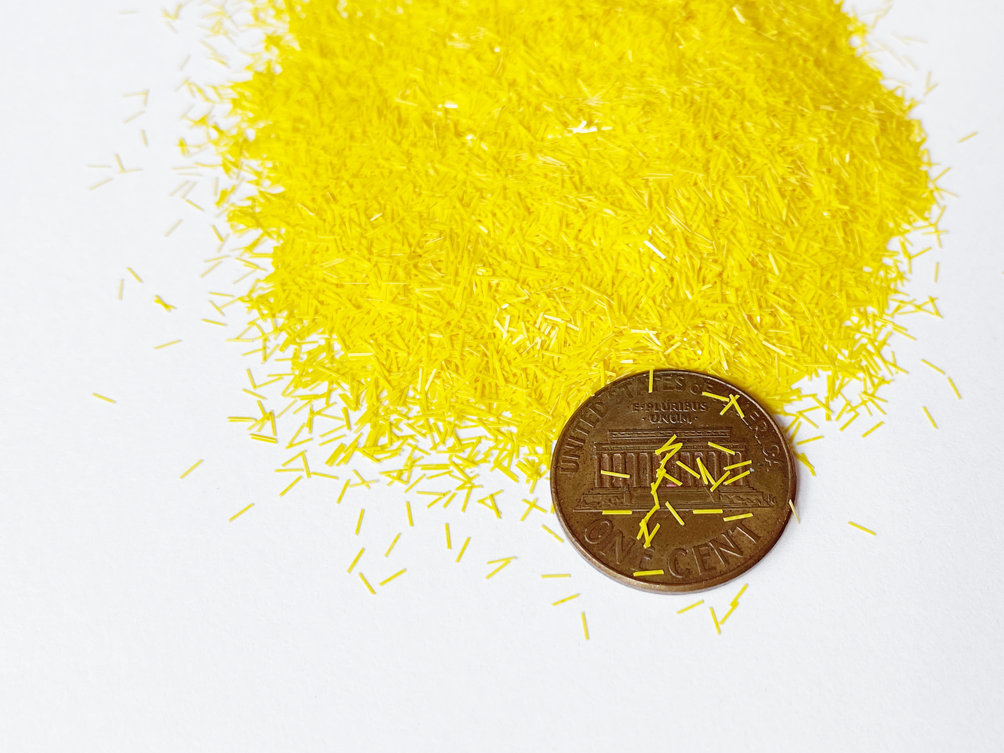 Sunflower Yellow Tinsel, 0.2x3mm