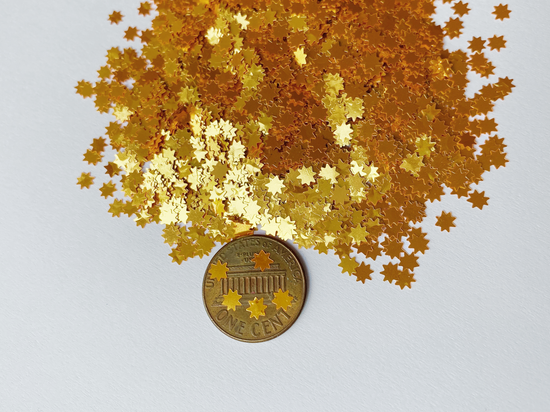 Honey Gold Tiny Sun Glitter, 4mm