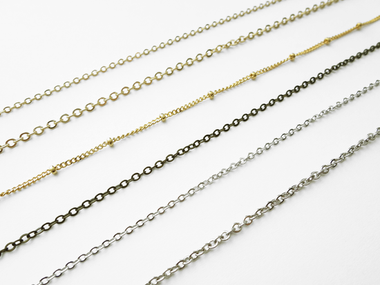 Metal Chains, Choose your own style and length!