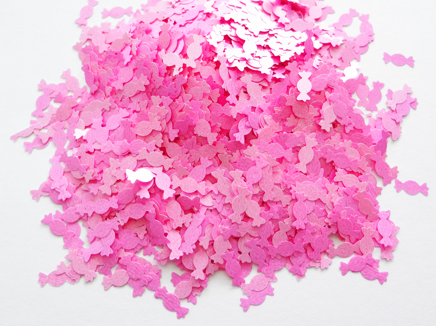 Sugary Pink Candy Glitter, 6x2mm
