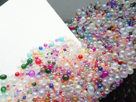 0.3mm - 3mm Iridescent Rainbow Multicolor Glass Balls