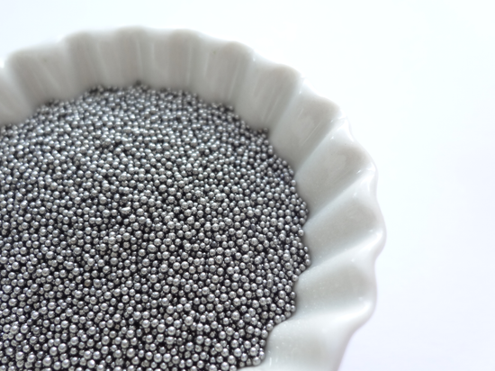 0.6-0.8mm ANTIQUE SILVER Semi-Transparent Microbeads