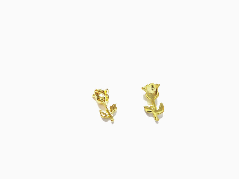 9x5mm 3D Gold Rose