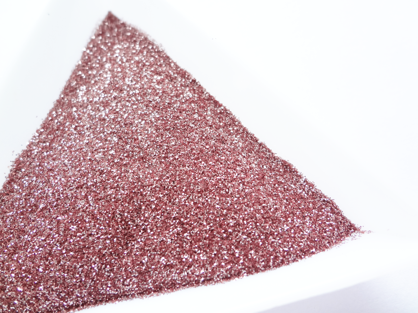 Rose Gold Loose Ultra Fine Glitter, .004" Hex, 0.1mm, 1/256