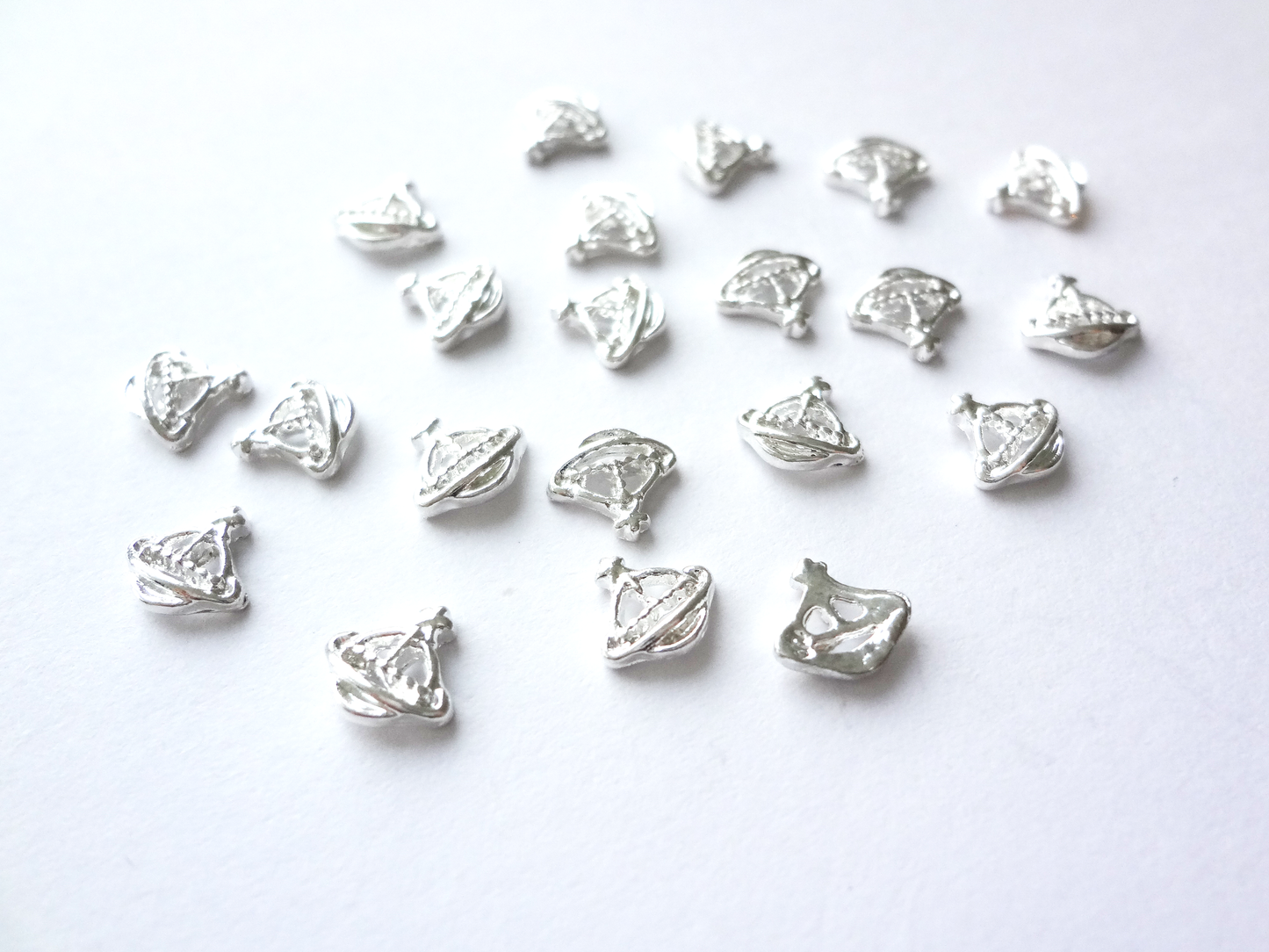 6mm 3D Silver Star Planet