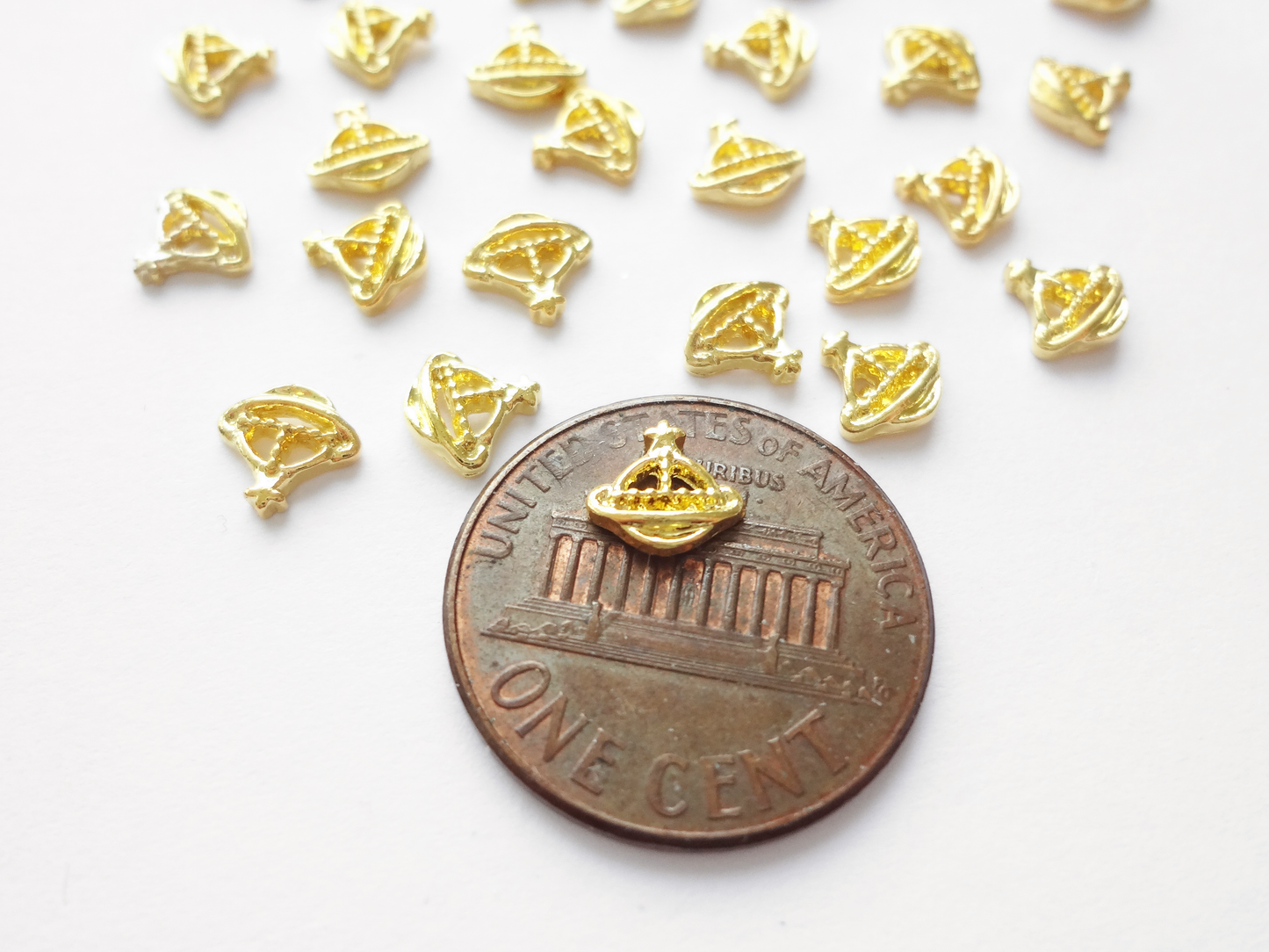 6mm 3D Gold Star Planet