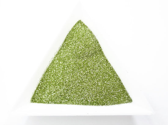 Load image into Gallery viewer, Green Apple Loose Ultra Fine Glitter, .006&amp;quot; Hex, 0.15mm, 1/170
