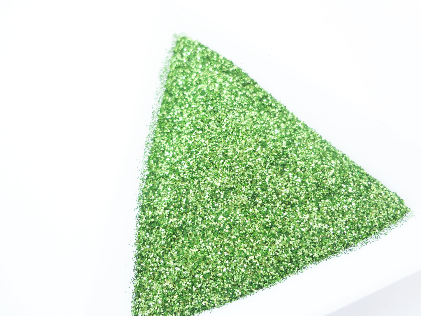 Spring Green Loose Ultra Fine Glitter, .008" Hex, 0.2mm 1/128