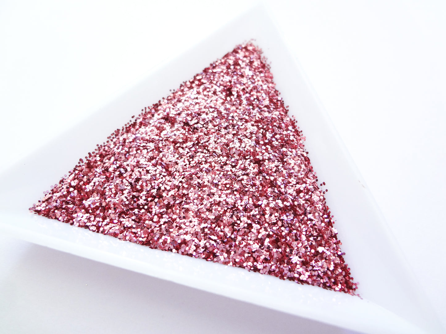 Sweet Pink Loose Glitter, .015" Hex, 0.4mm, 1/64