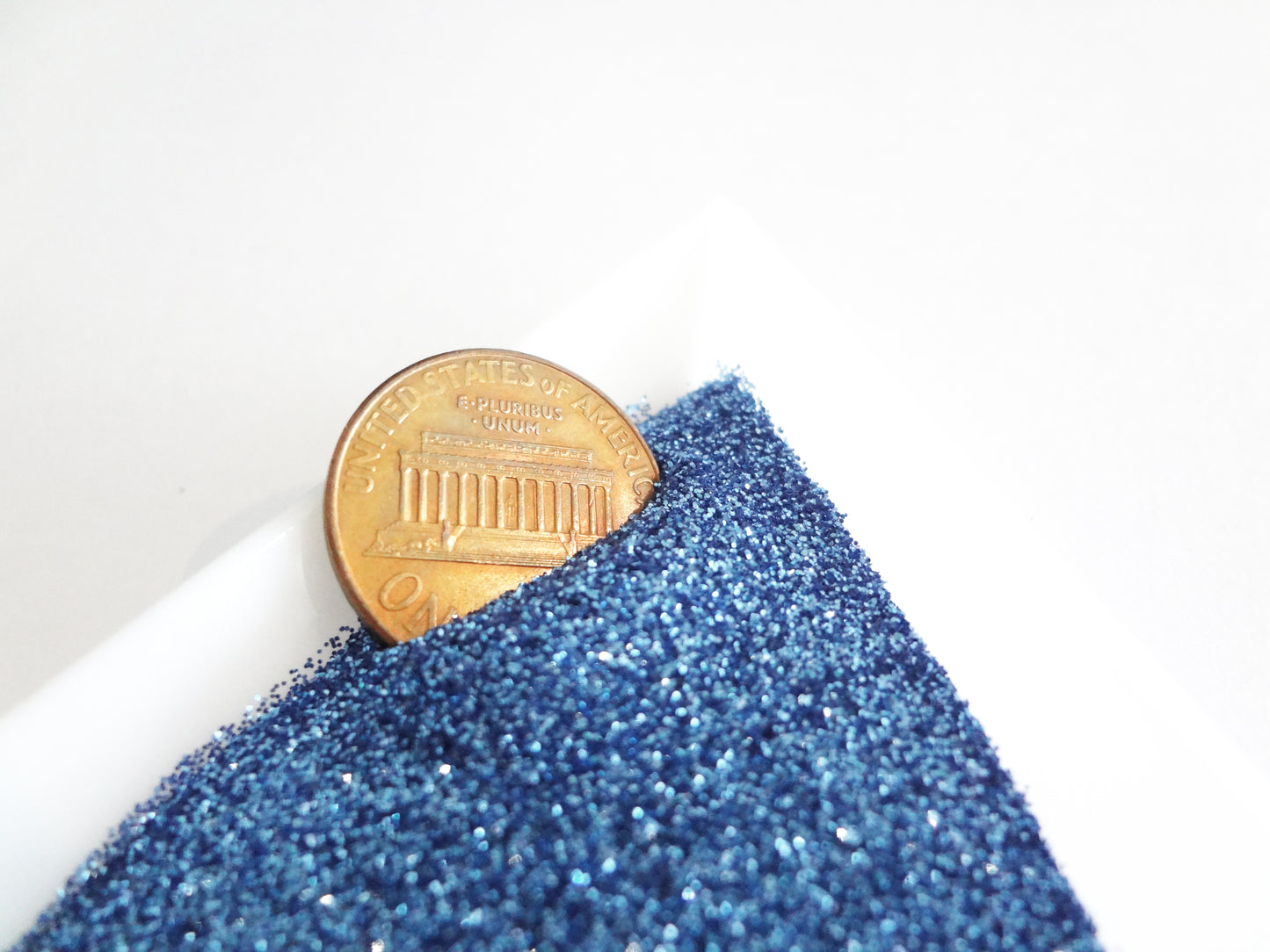 Atlantic Blue Loose Ultra Fine Glitter, .008" Hex, 0.2mm 1/128