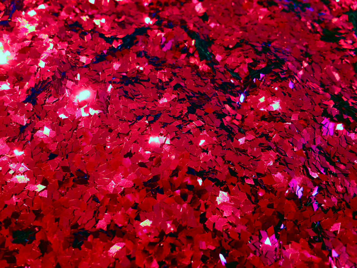 Candy Apple Red Diamond Shape Glitter, 3x1.5mm