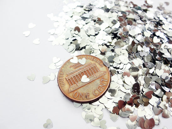 Nickel Silver Heart Shape, 3mm SALE IMPERFECT