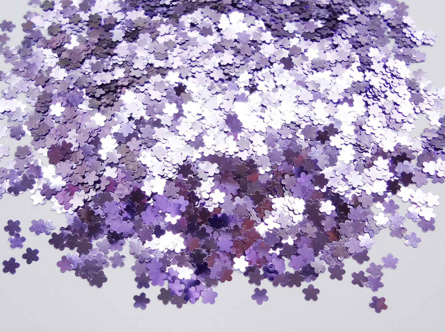 Lavender Purple Flower Glitter, 3mm