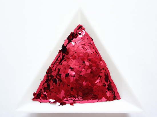 Cardinal Red Diamond Shape Glitter, 4x2mm