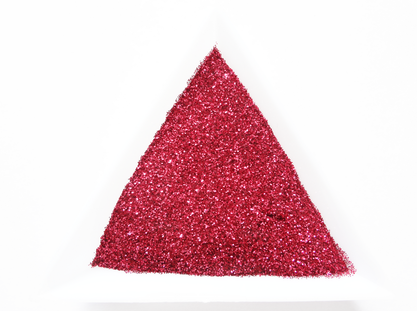 Cardinal Red Loose Ultra Fine Glitter, .008" Hex, 0.2mm 1/128