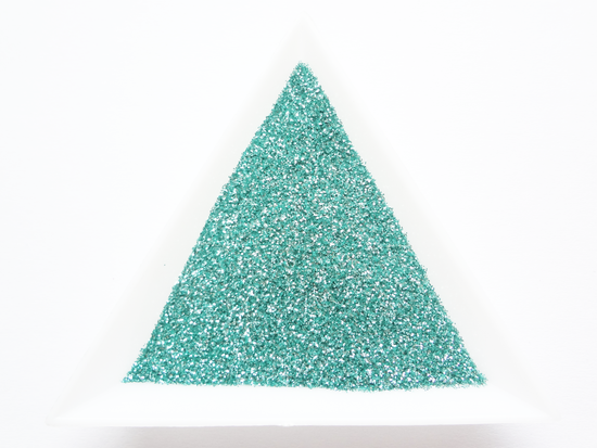 Fresh Mint Blue Loose Ultra Fine Glitter, .008" Hex, 0.2mm 1/128