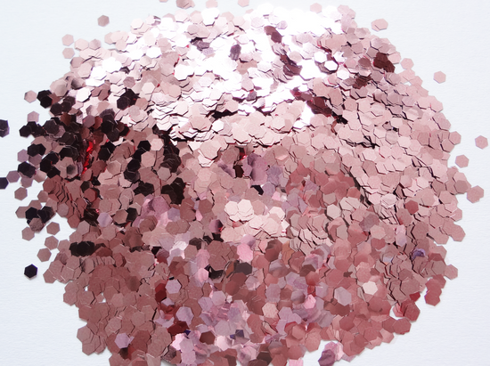 Sweet Pink Loose Glitter, .080" Hex, 2mm, 1/12