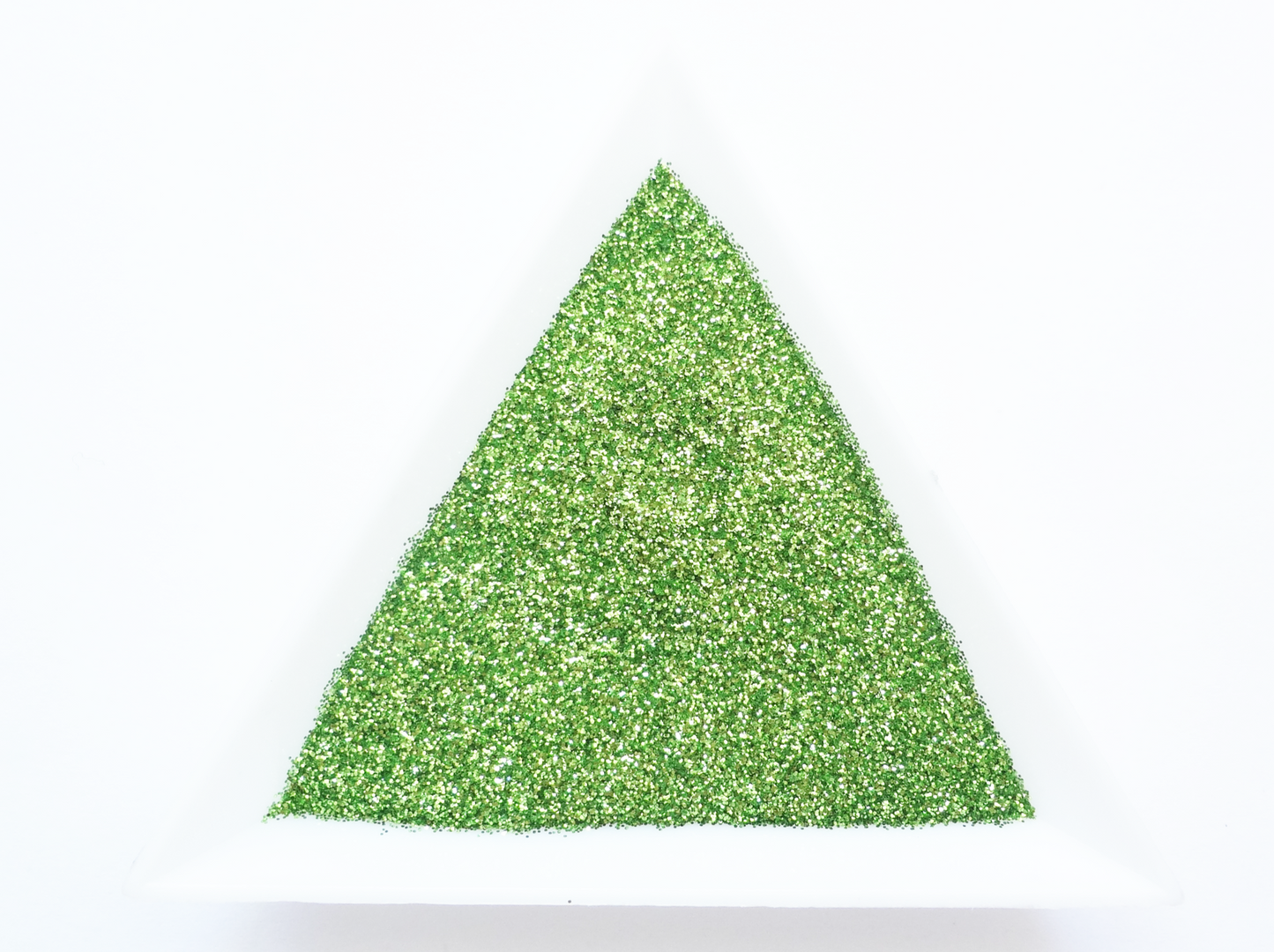 Chartreuse Green Loose Ultra Fine Glitter, .008" Hex, 0.2mm 1/128