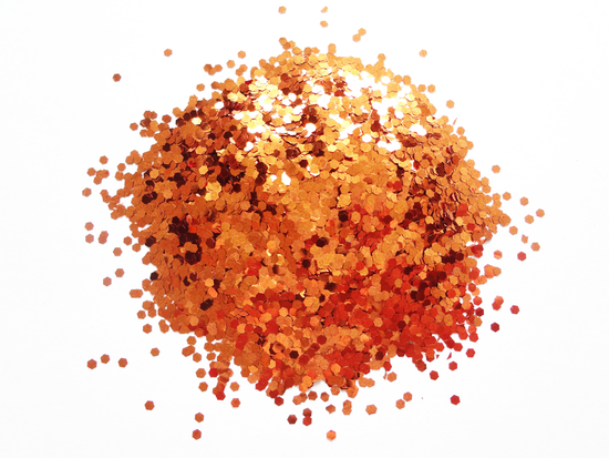 Cinnamon Bronze Loose Glitter, .060" Hex, 1.5mm, 1/16