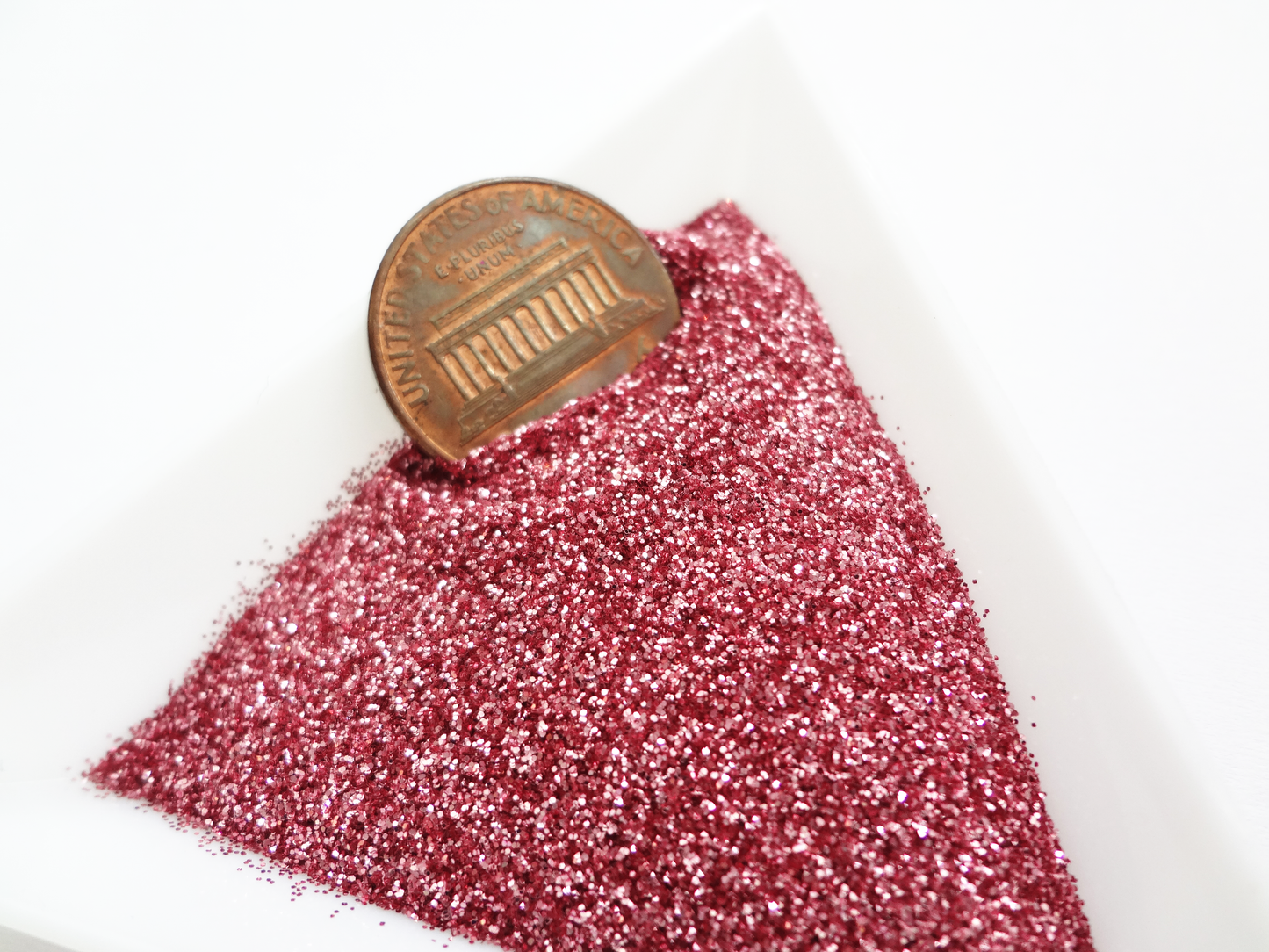 Sweet Pink Loose Ultra Fine Glitter, .008" Hex, 0.2mm 1/128