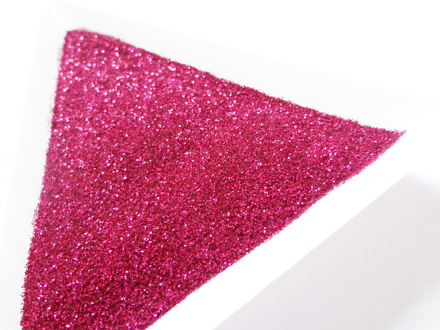 Deep Rose Pink Loose Ultra Fine Glitter, .006" Hex, 0.15mm, 1/170