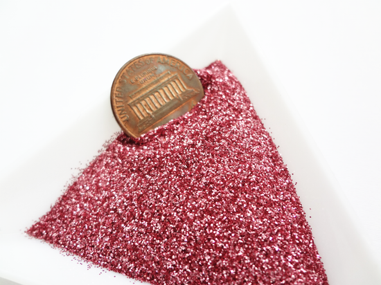 Load image into Gallery viewer, Sweet Pink Loose Ultra Fine Glitter, .008&amp;quot; Hex, 0.2mm 1/128

