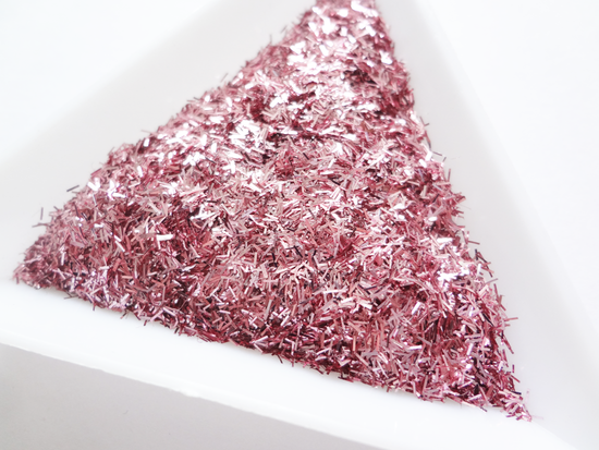 Load image into Gallery viewer, Sweet Pink Tinsel, 0.2x1.5mm

