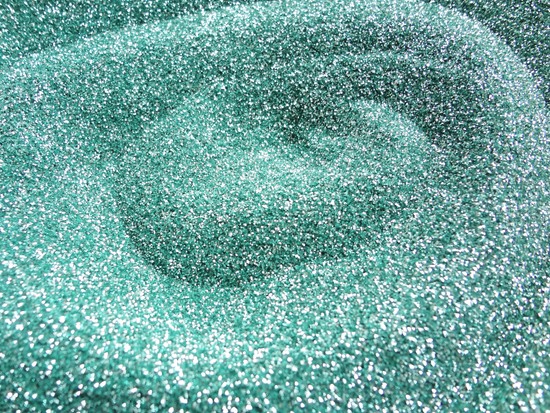 Load image into Gallery viewer, Fresh Mint Blue Loose Ultra Fine Glitter, .008&amp;quot; Hex, 0.2mm 1/128
