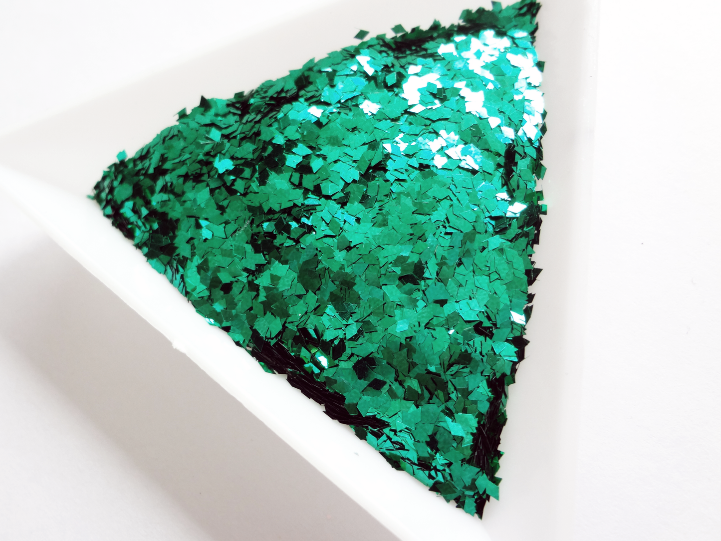 Forest Green Diamond Shape Glitter, 2x1mm