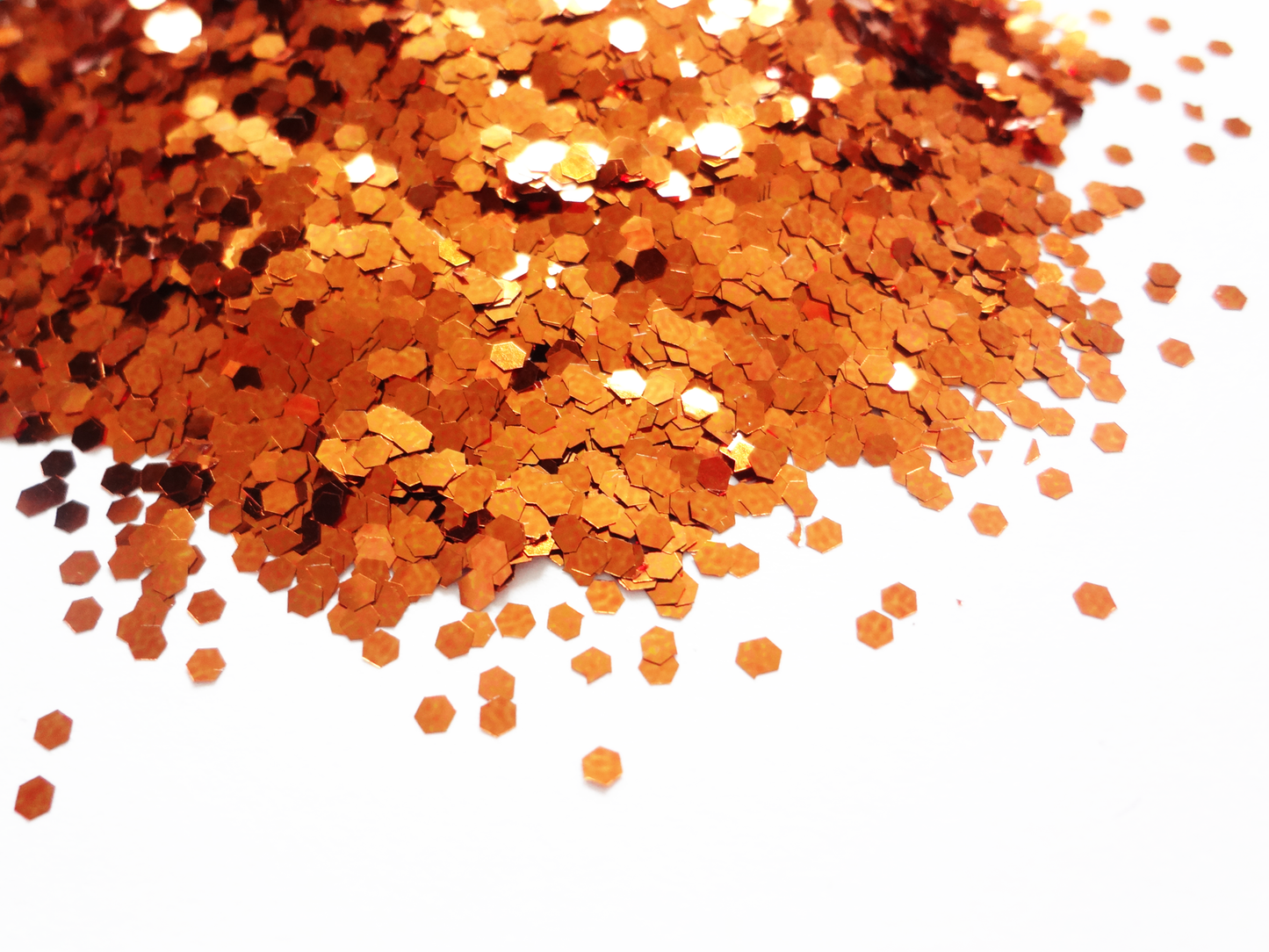 Cinnamon Bronze Loose Glitter, .060" Hex, 1.5mm, 1/16