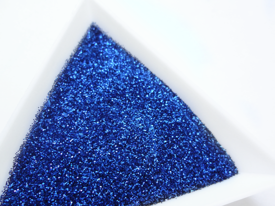 Marine Blue Loose Ultra Fine Glitter, .008" Hex, 0.2mm 1/128