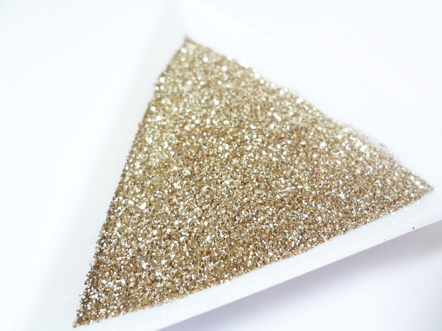 Platinum Blond Gold Loose Ultra Fine Glitter, .008" Hex, 0.2mm 1/128 Solvent Resistant Glitter