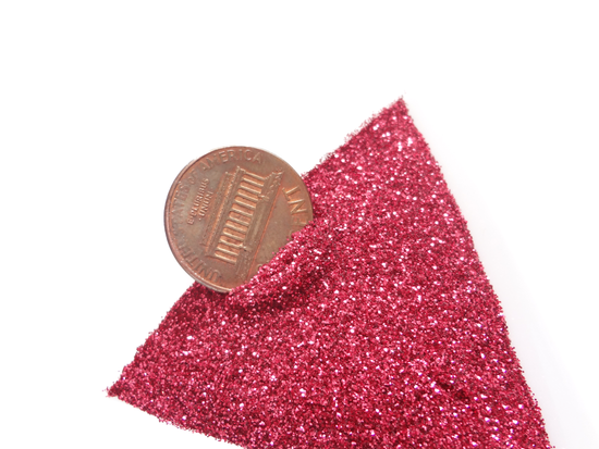 Cardinal Red Loose Ultra Fine Glitter, .008" Hex, 0.2mm 1/128