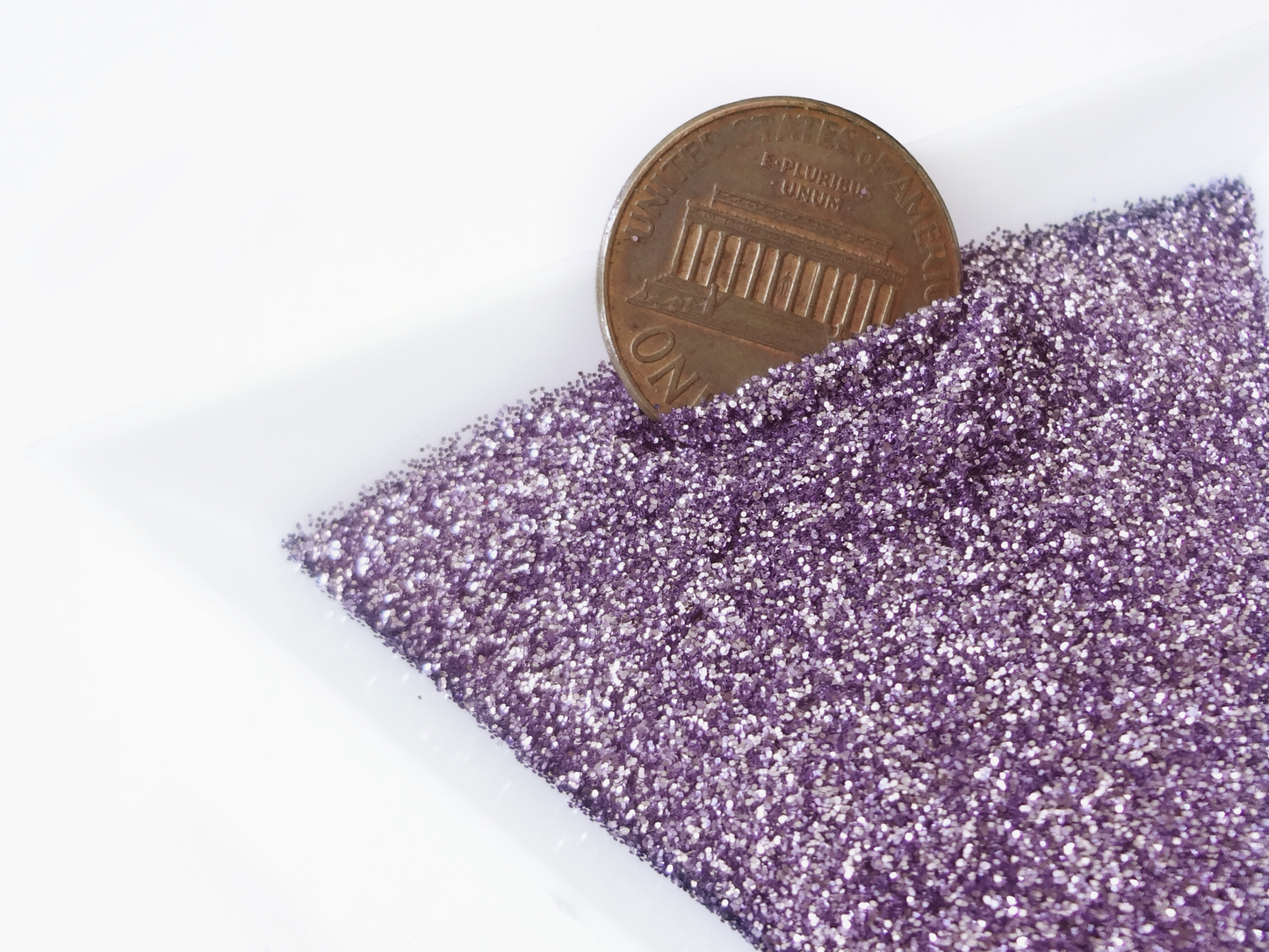 Lavender Purple Loose Ultra Fine Glitter, .008" Hex, 0.2mm 1/128 Solvent Resistant Glitter