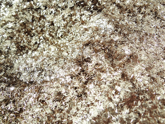 Platinum Blond Gold Tinsel, 0.2x1.5mm, Solvent Resistant Glitter