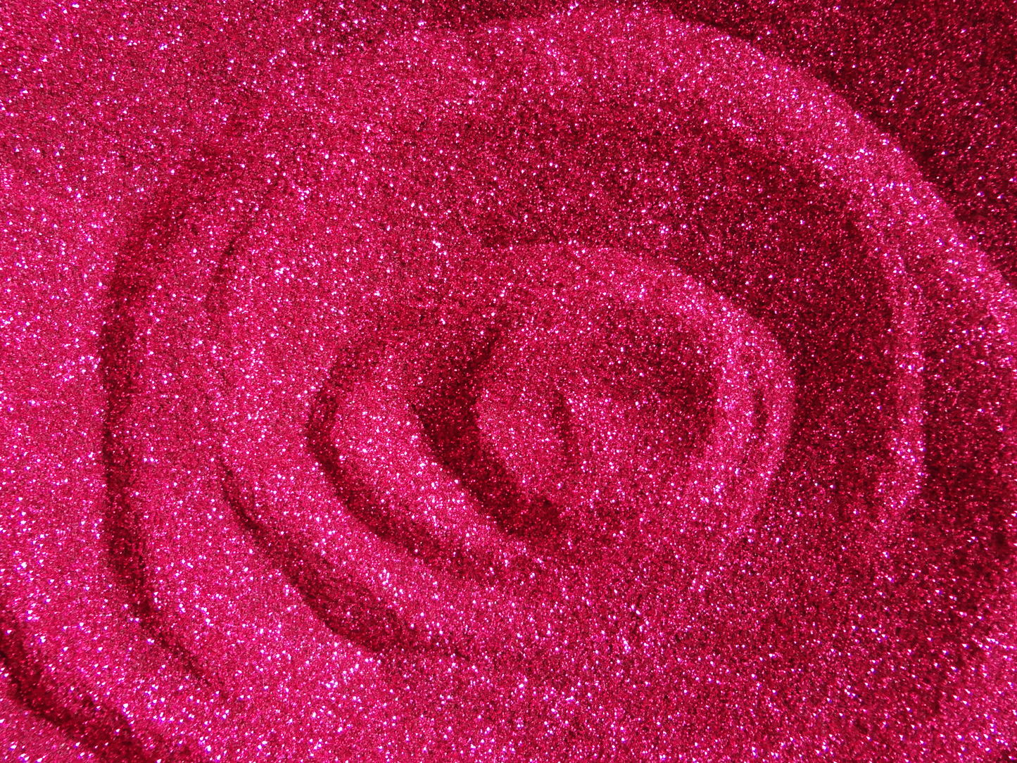 Deep Rose Pink Loose Ultra Fine Glitter, .006" Hex, 0.15mm, 1/170