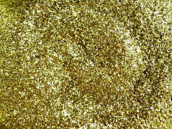 Jonquil Gold Loose Fine Glitter, .025" Hex, 0.6mm, 1/40 Solvent Resistant Glitter