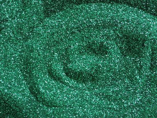 Forest Green Loose Ultra Fine Glitter, .008" Hex, 0.2mm 1/128