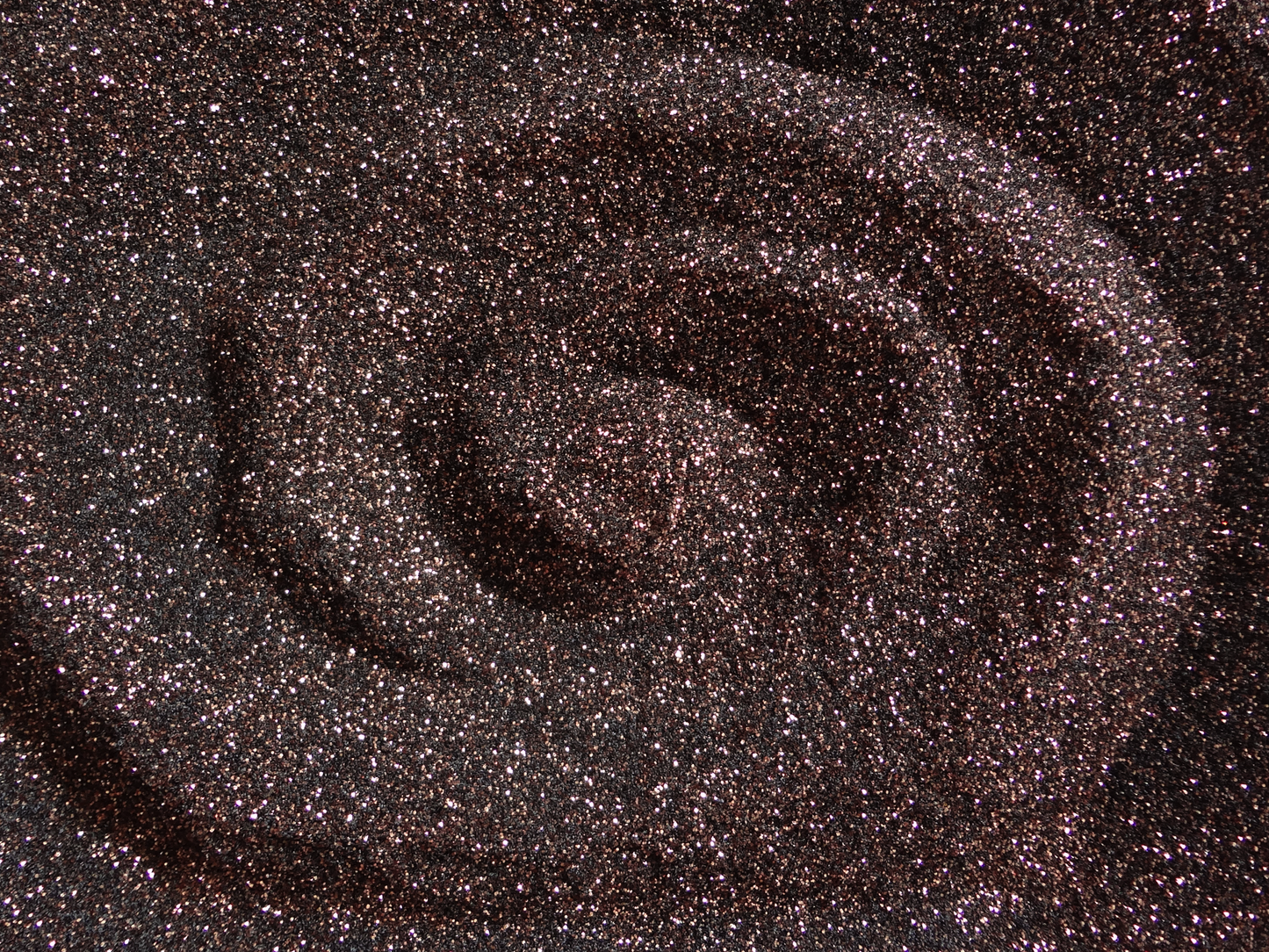 Dark Chocolate Brown Loose Ultra Fine Glitter, .008" Hex, 0.2mm 1/128