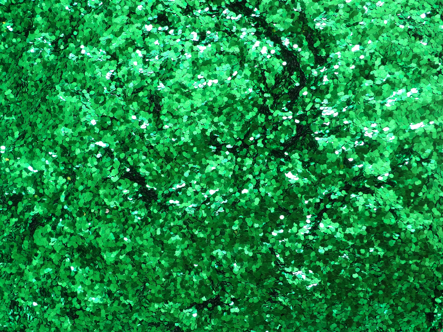 Clover Green Loose Glitter, .040" Hex, 1mm, 1/24