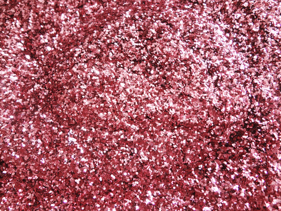 Coral Pink Loose Fine Glitter, .025" Hex, 0.6mm, 1/40 Solvent Resistant Glitter