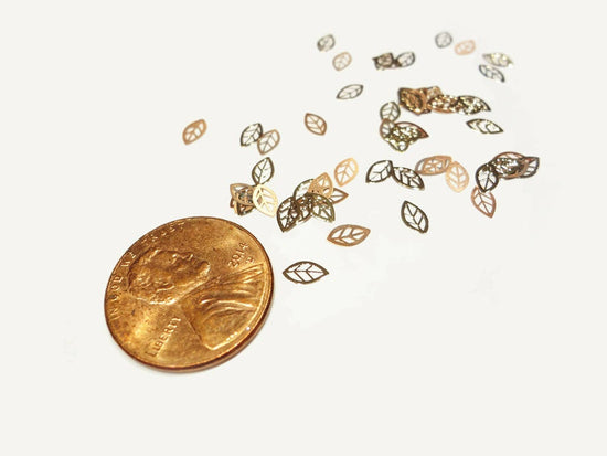 5x3mm Gold Leaf, Nail Art Slices