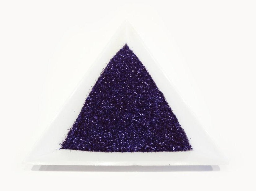 Midnight Blue Loose Ultra Fine Glitter, .008" Hex, 0.2mm 1/128