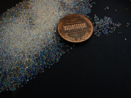 0.6-0.8mm Iridescent Glass Microbeads