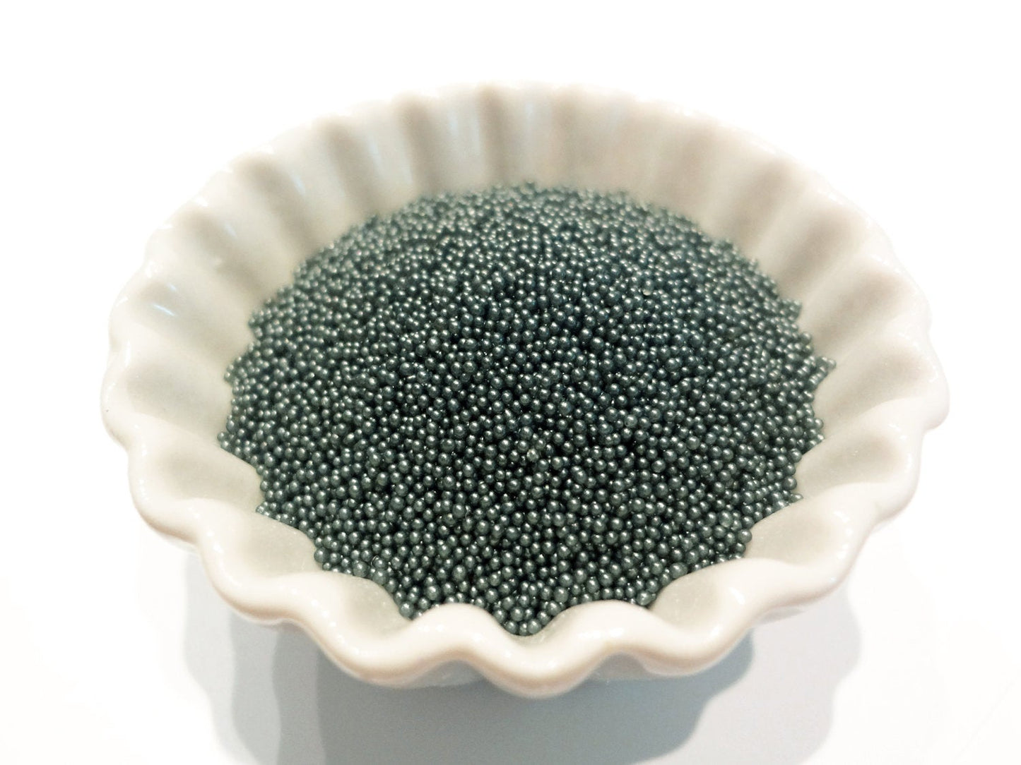 0.6-0.8mm SMOKY GRAY Semi-Transparent Microbeads