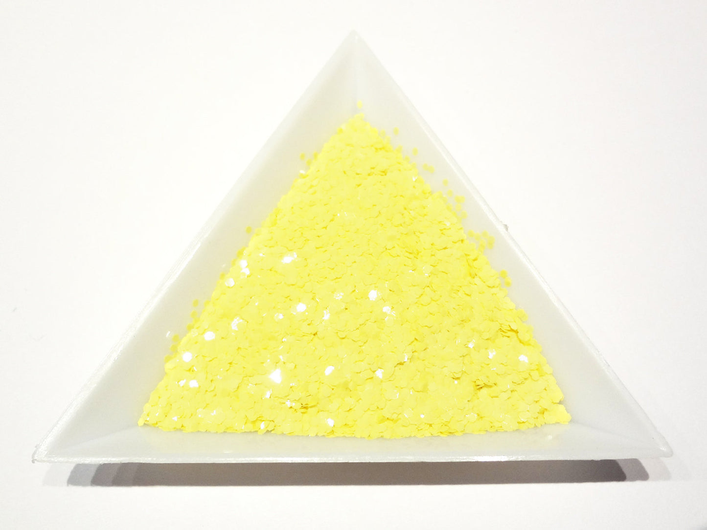 Chickadee Yellow Loose Glitter, .040" Hex, 1mm, 1/24 Solvent Resistant Glitter