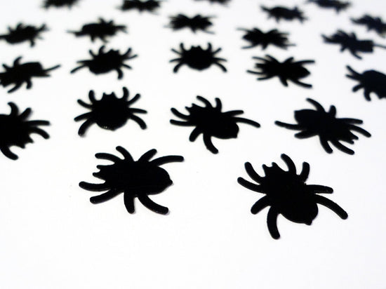 Load image into Gallery viewer, Black Spider Sequins, 15mm
